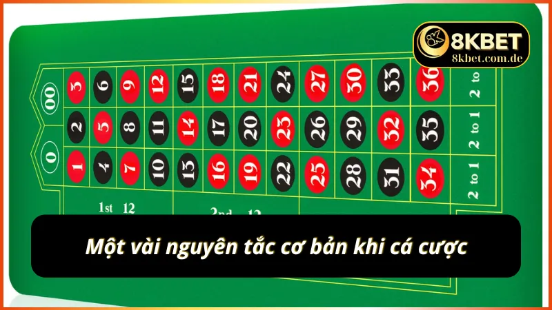 Những nguyên tắc cơ bản trong Roulette 8KBET 