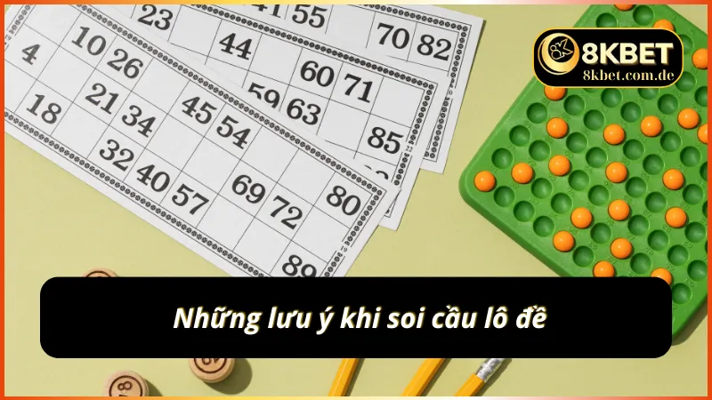 Những lưu ý cần thiết trong hoạt động soi cầu đề 
